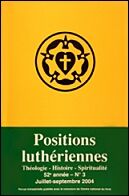 Position Luthériennes