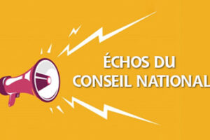 Échos du Conseil national de décembre