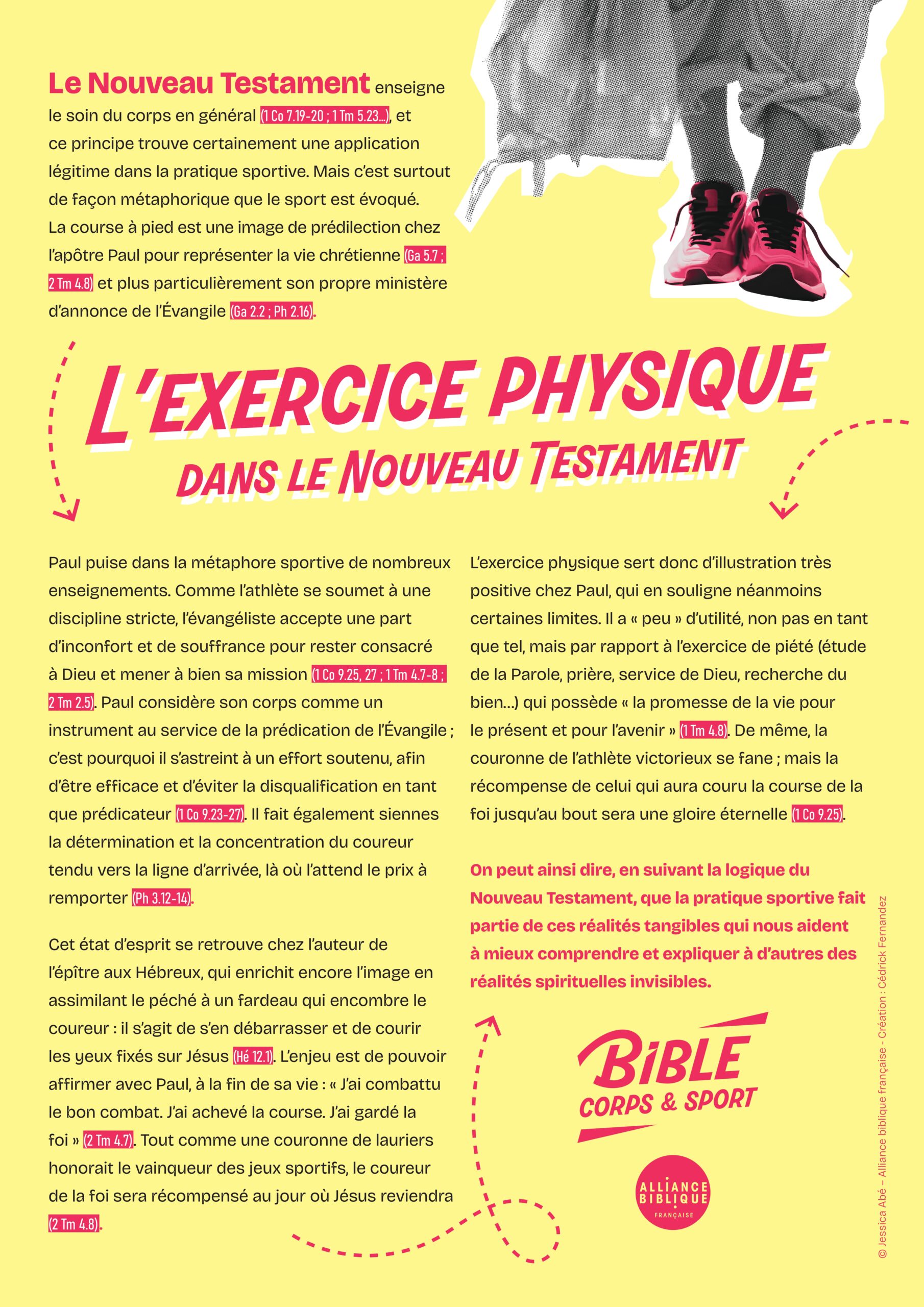 L'exercice physique dans le Nouveau Testament